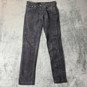 Gray‎ Corduroy Pants Menswear Casual Straight Leg Classic Trousers